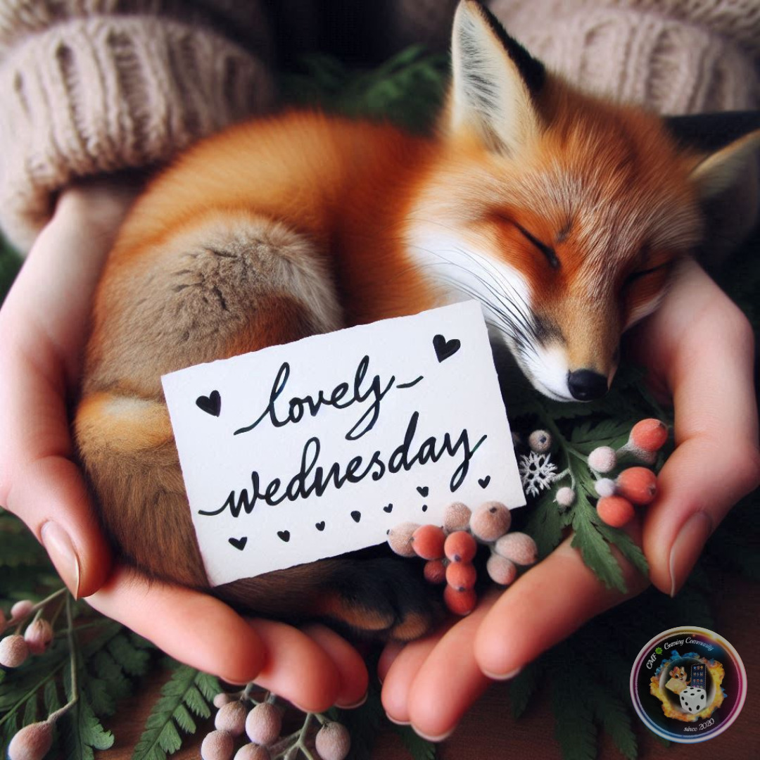 Sleeping Fox in Hands