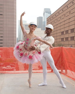 Ballet Dancers on Construction