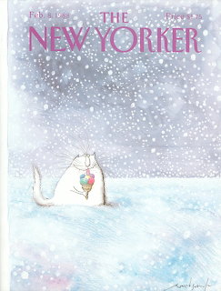 New Yorker Winter Cat Cover