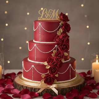 Red Rose Cake