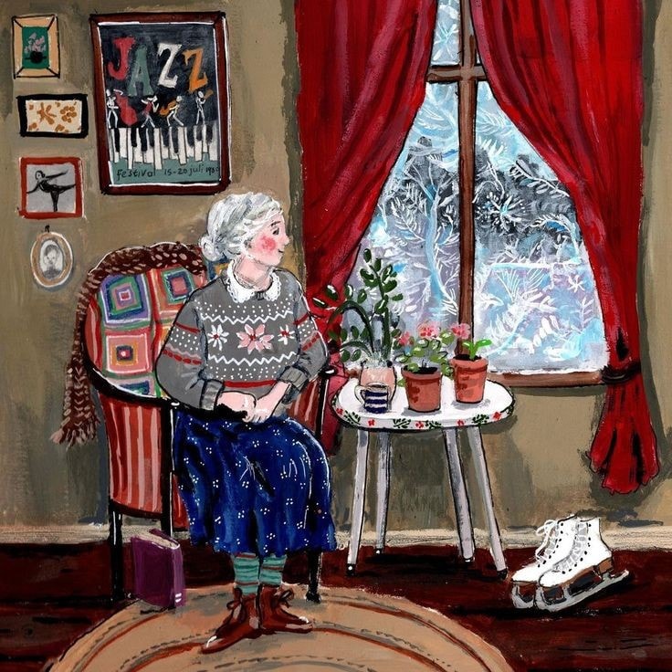 Granny Waiting for Kids