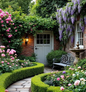 Garden Path Cottage Entrance