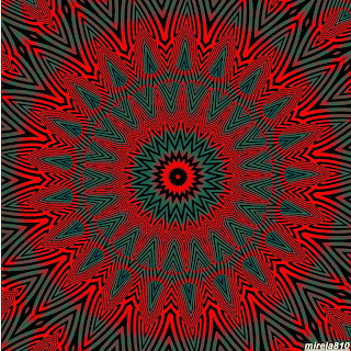 Red Black Mandala