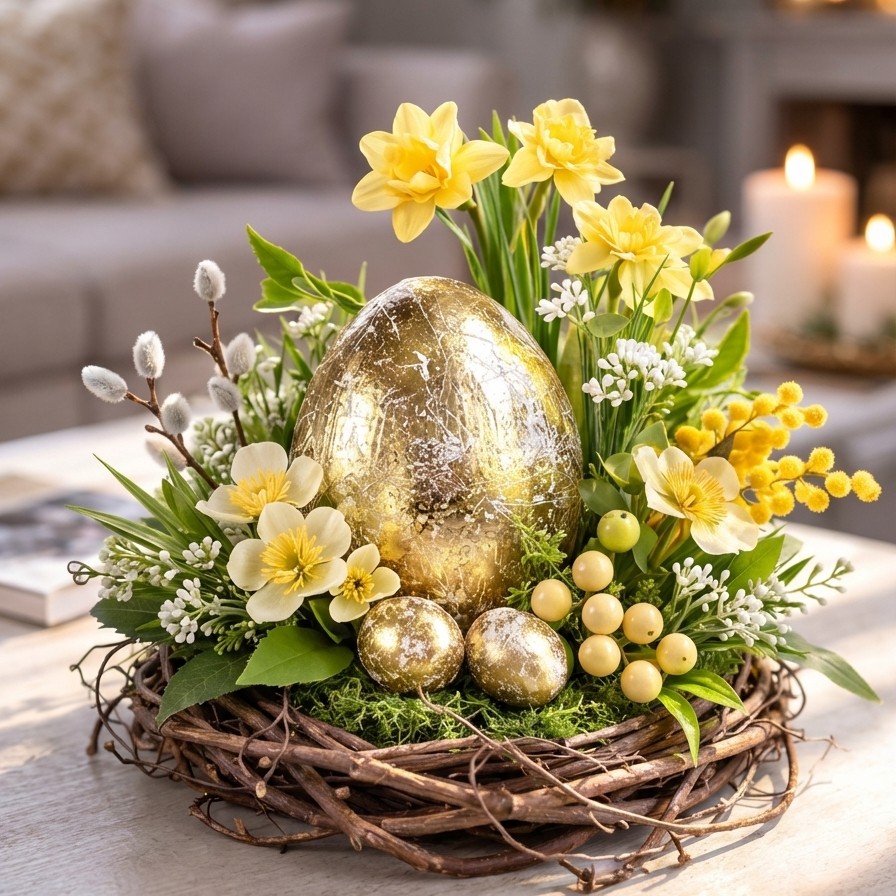Easter Egg Floral Centerpiece