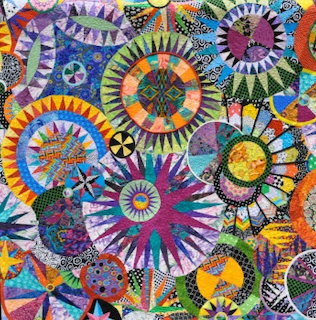 Colorful Saucer Quilt Pattern