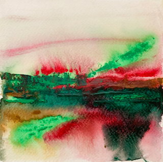 Abstract Watercolor Landscape
