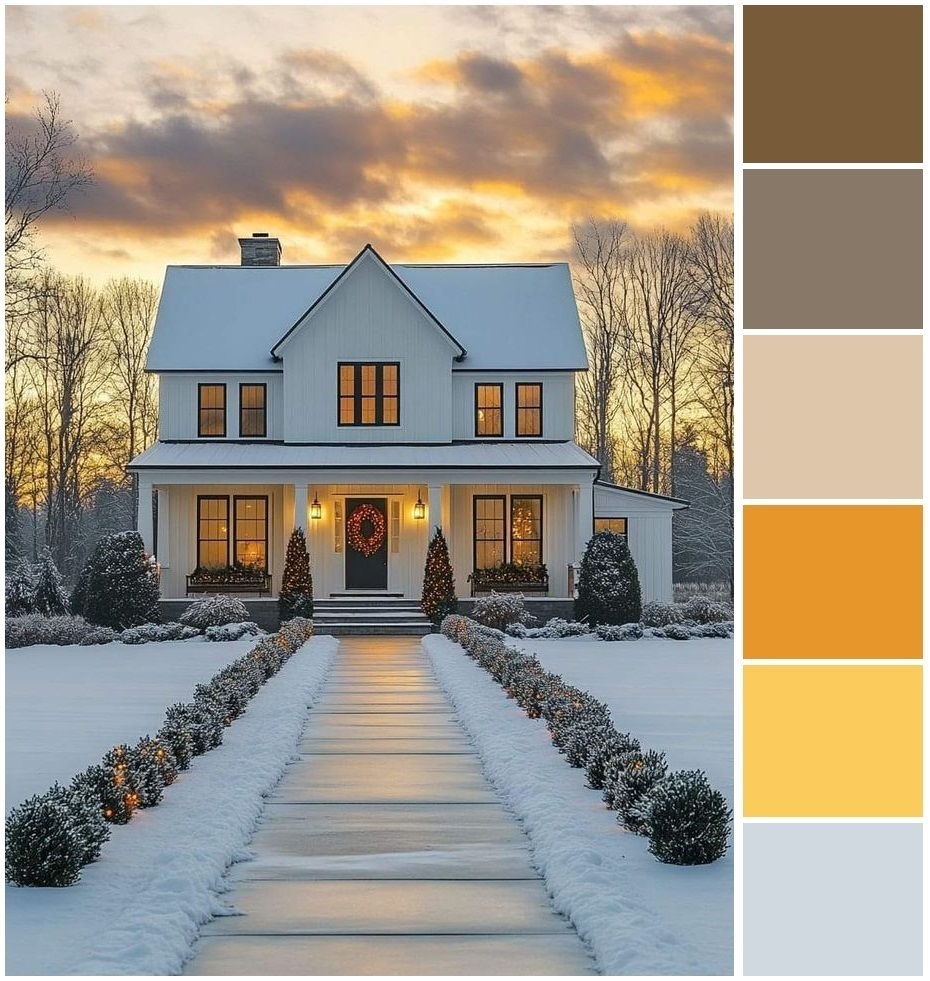 Snowy House Color Palette