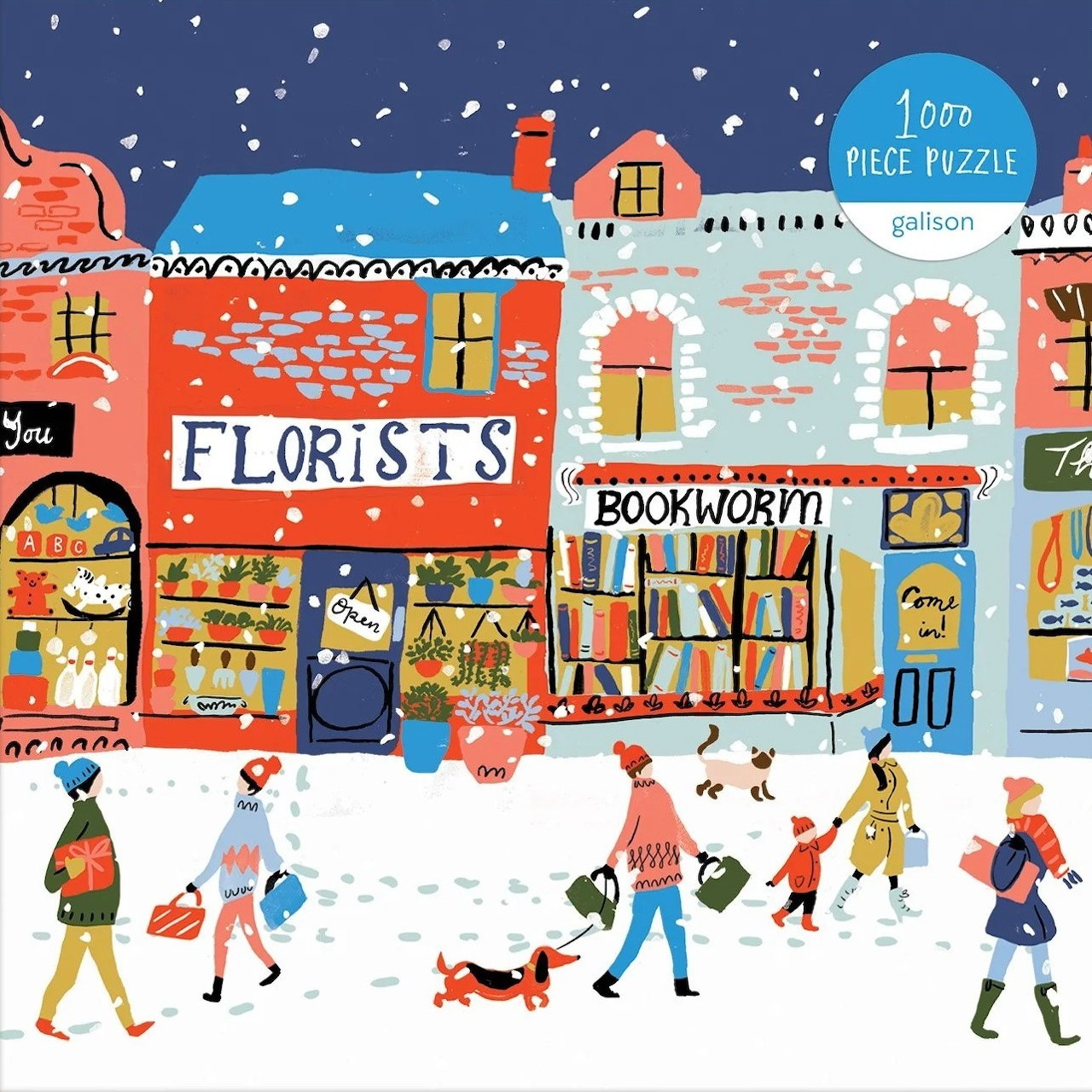 Snowy Village Main Street