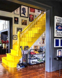 Yellow Staircase Interior