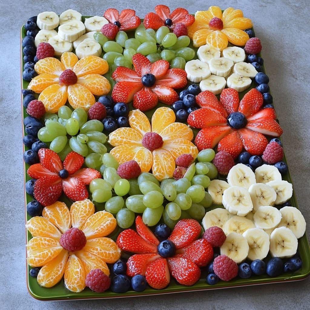 Fruit Flower Platter