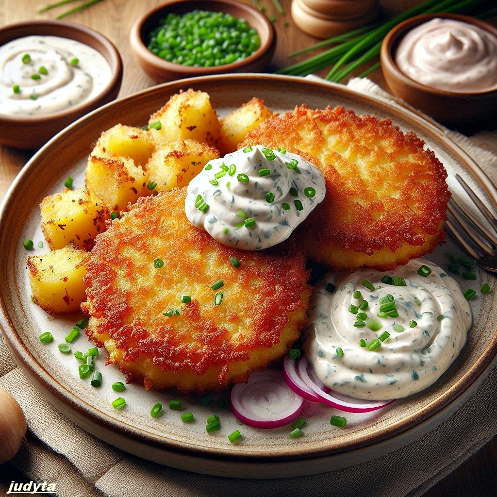 Crispy Potato Pancakes Dinner