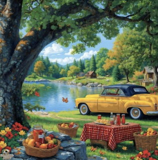 Yellow Car Picnic