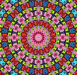 Colorful Geometric Mandala Pattern