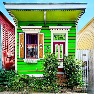 Bright Green Victorian Cottage
