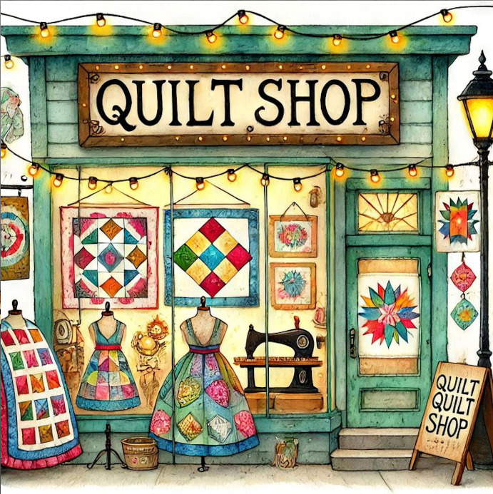 Quilt Shop Storefront