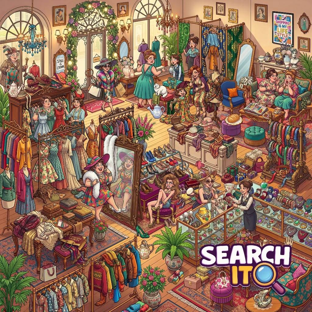 Vintage Toy Shop Interior