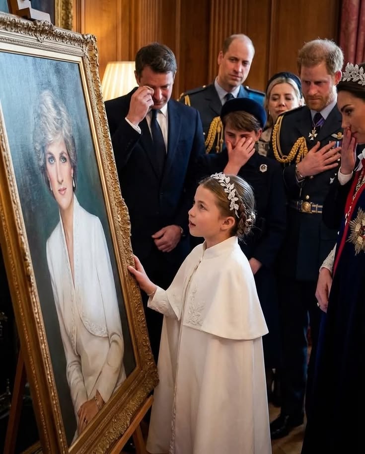 Princess Charlotte and Diana Portrait