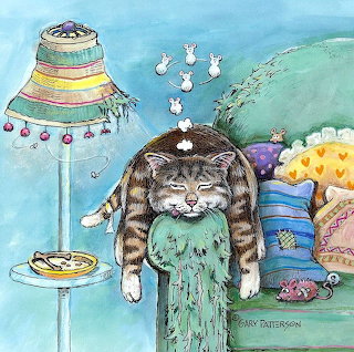 Sleeping Tabby Cat