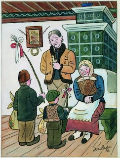Vintage Family Room Scene