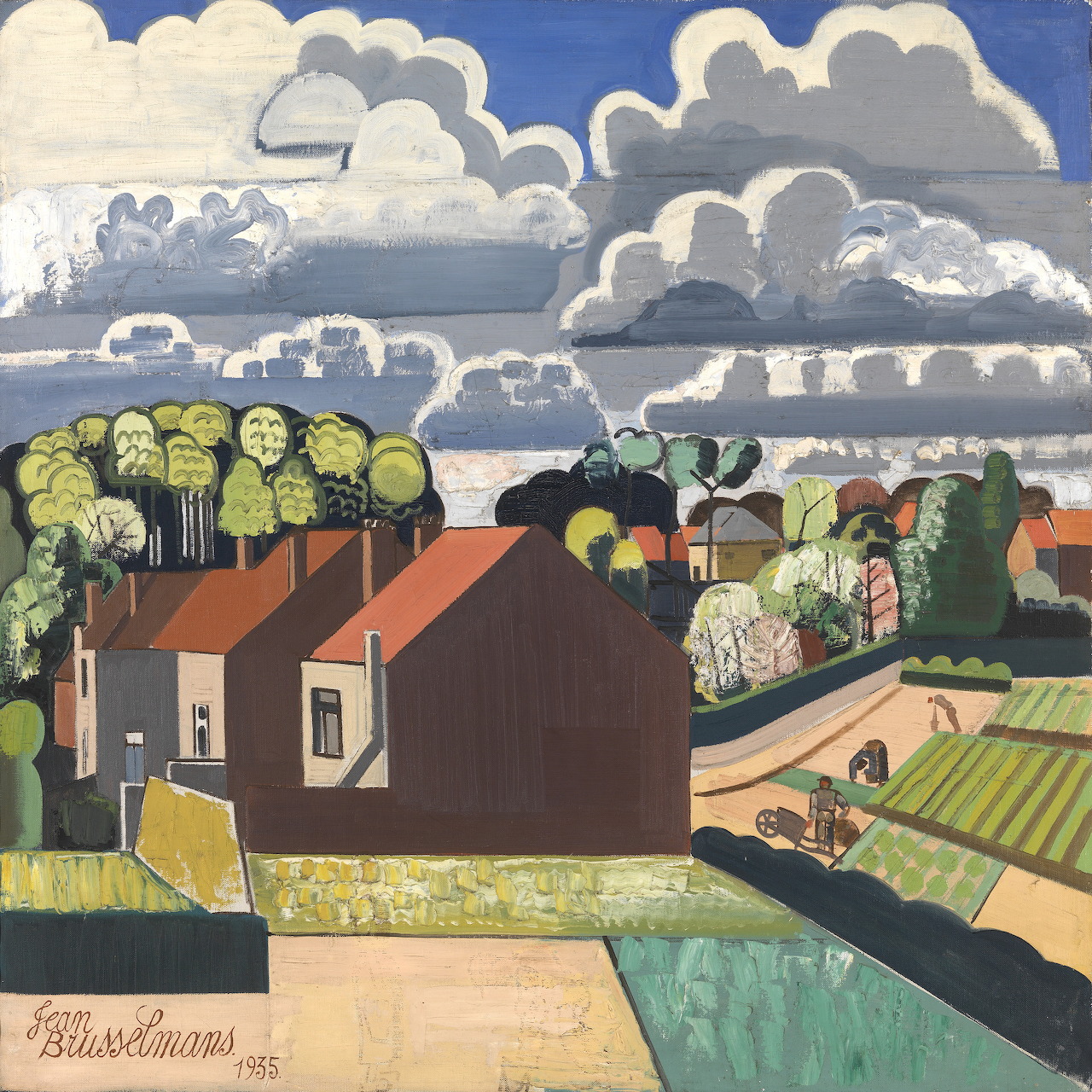 Spring Village Landscape 1935