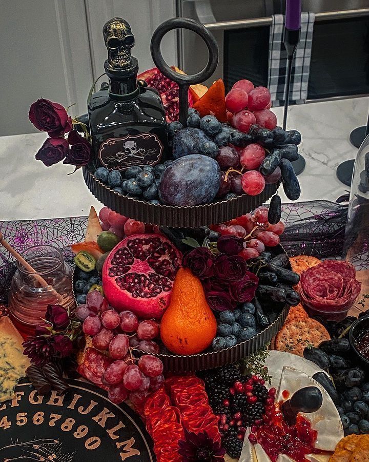 Halloween Fruit Charcuterie Stand