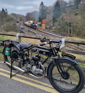 1927 AJS H4 Vintage Motorcycle