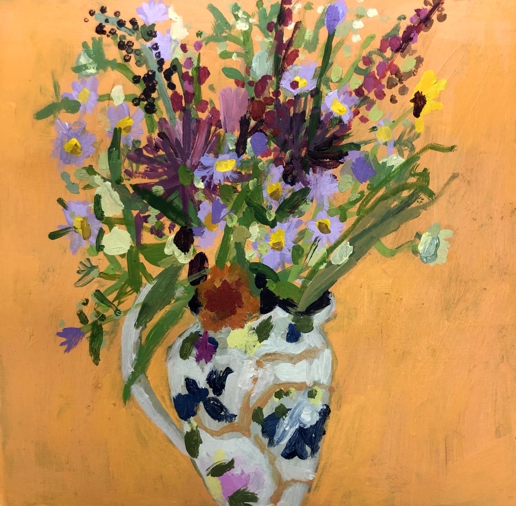 Autumn Asters by Charlotte Hardy