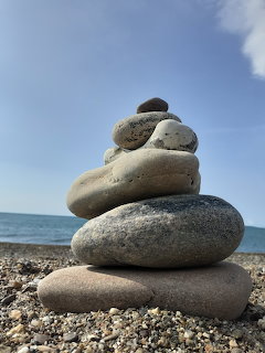 Stacked Beach Stones