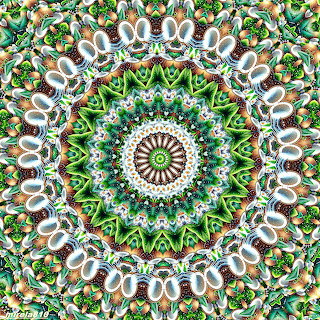 Green Mandala Pattern