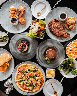 Restaurant Food Flatlay