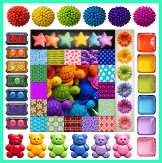 Colorful Grid Collage