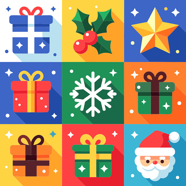 Christmas Icons Grid