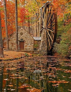 Fall Mill Water Wheel