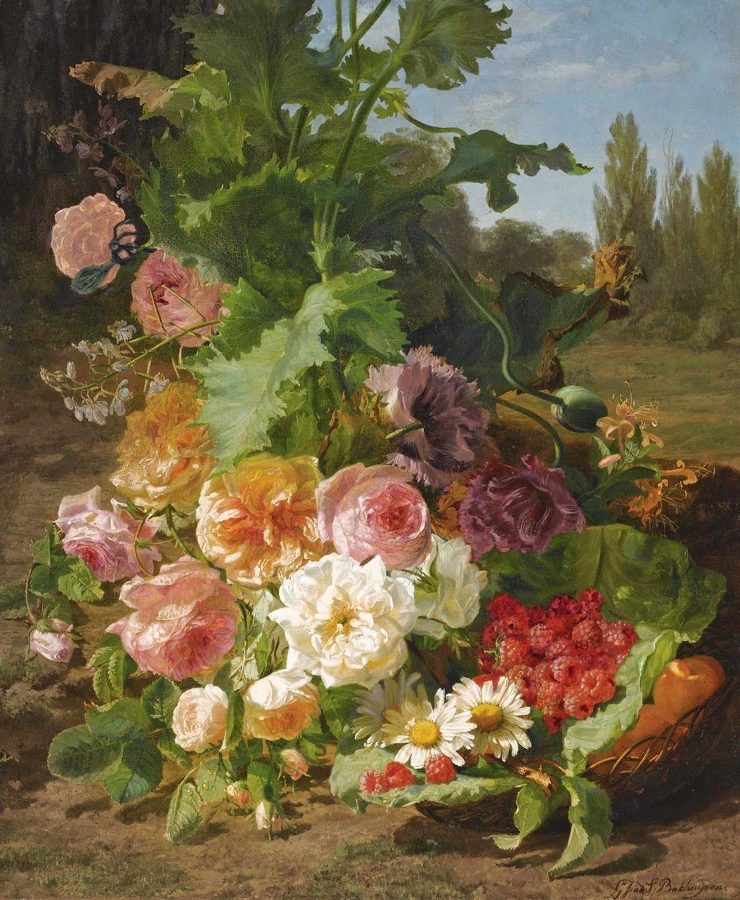 Classic Floral Still Life Painting