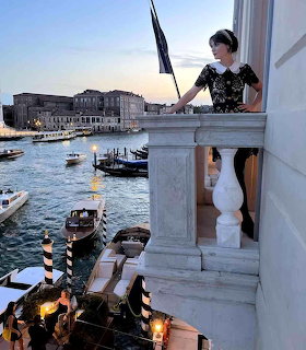Woman on Balcony