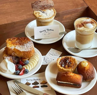 Coffee and Desserts Spread