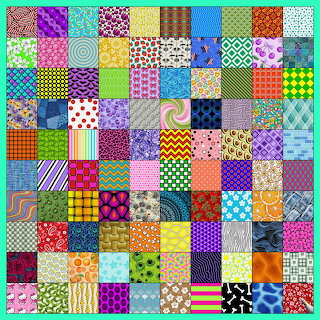 Colorful Patchwork Grid