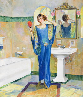 Woman at Her Toilette