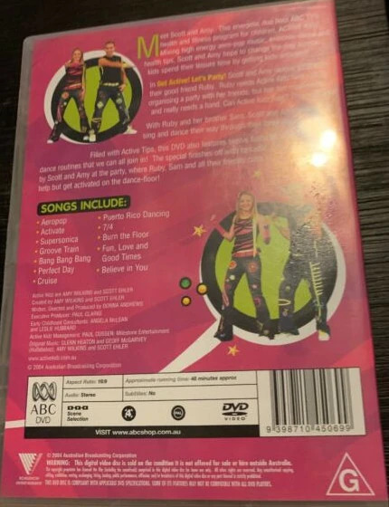 Kids Dance DVD Back Cover