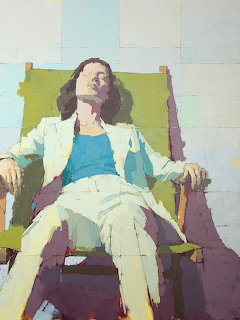 Woman in Yellow Chair