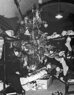 1940s Blitz Tube Shelter Christmas