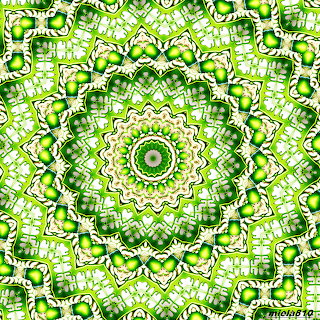 Green Mandala Pattern