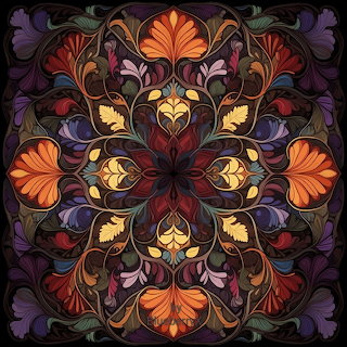 Floral Mandala Art