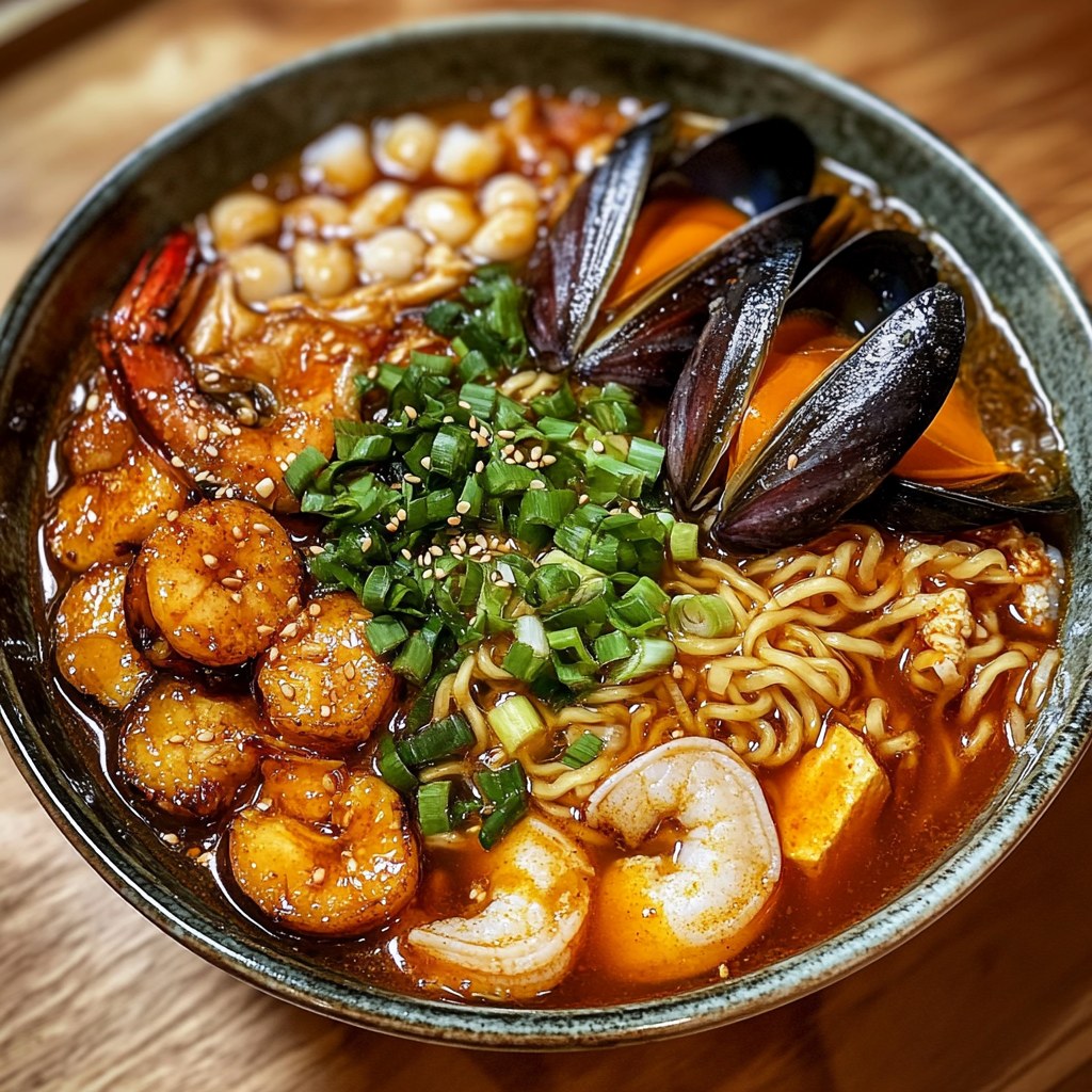 Cajun Seafood Ramen