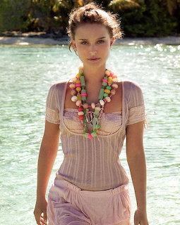 Natalie Portman Beach Portrait