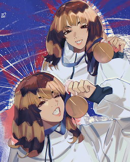 Anime Girls Gold Medals