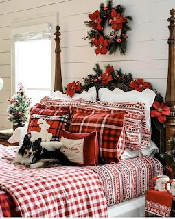 Christmas Farmhouse Bedroom