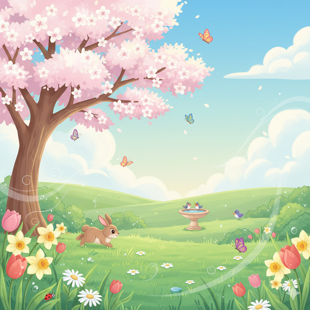 Spring Garden Cherry Blossom
