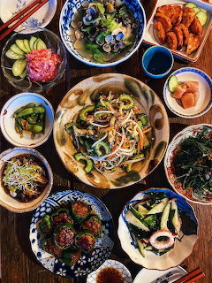 Korean Food Spread