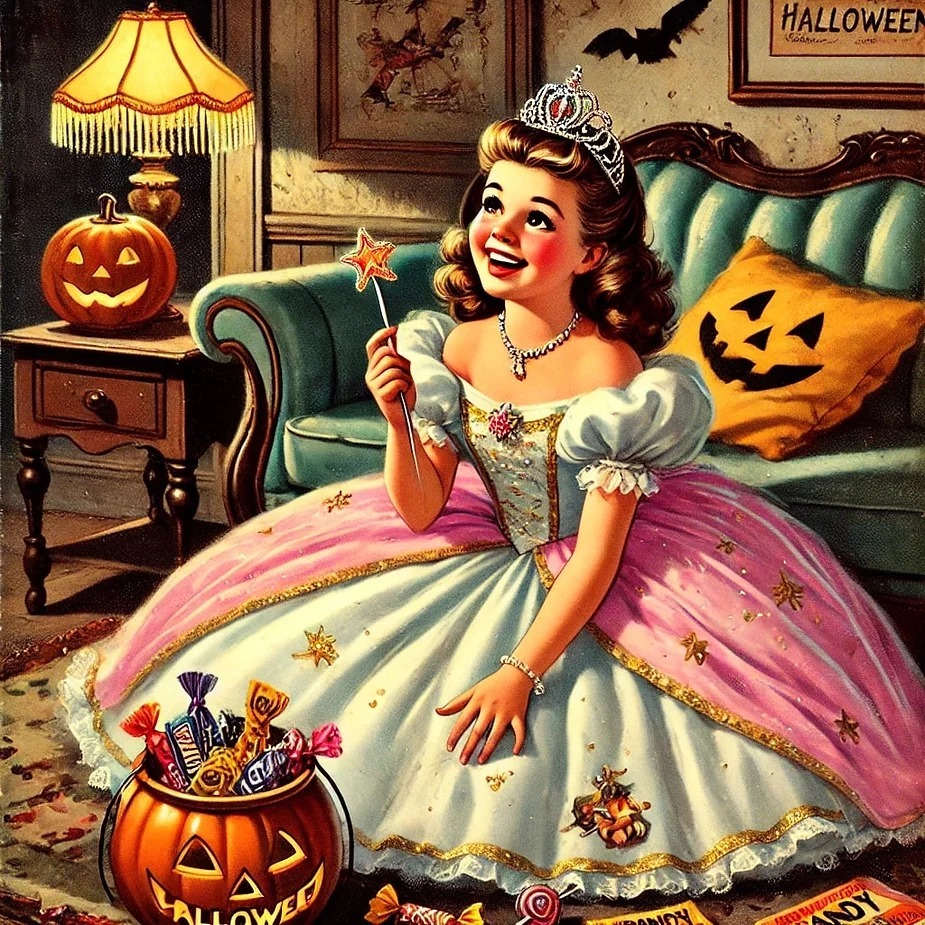 Vintage Halloween Princess